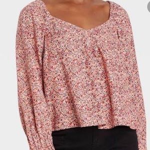 LikE NEW Universal threads peasant blouse. Size m